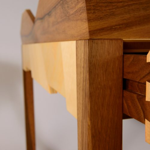 Joseph VALLON – Atelier de l’Ebeniste : Ensemble d’un bureau et de sa chaise
